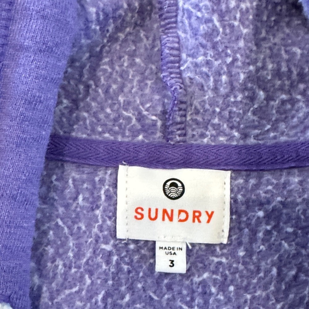 Sundry Purple Hoodie - Picture 2 of 3